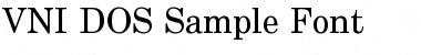 Download VNI-DOS Sample Font Font