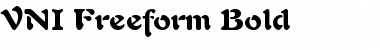 VNI-Freeform Bold Font