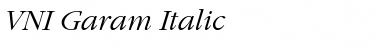 VNI-Garam Italic