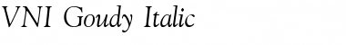 VNI-Goudy Italic