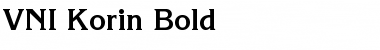 VNI-Korin Bold Font