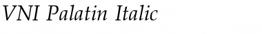VNI-Palatin Italic