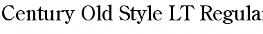 CenturyOldStyle LT Regular Font