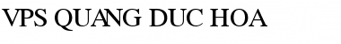 VPS Quang Duc Hoa Regular Font