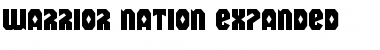 Download Warrior Nation Expanded Font