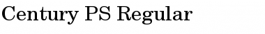 Century-PS Regular Font