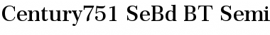 Century751 SeBd BT Semi Bold Font
