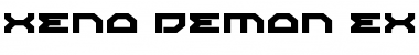 Xeno-Demon Expanded Font