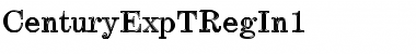 CenturyExpTRegIn1 Regular Font