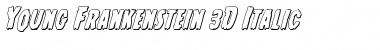 Young Frankenstein 3D Italic Italic Font