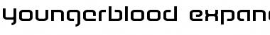 Youngerblood Expanded Font