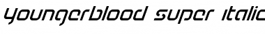 Youngerblood Super-Italic Font