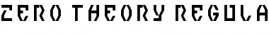 Zero Theory Regular Font