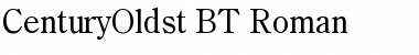 CenturyOldst BT Roman Font