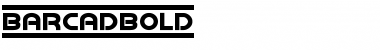 Download Barcade Bold Font
