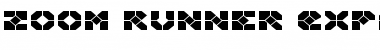 Zoom Runner Expanded Expanded Font