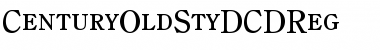 CenturyOldStyDCDReg Regular Font