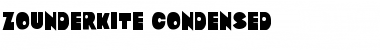 Zounderkite Condensed Condensed Font
