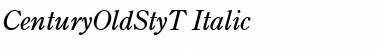 CenturyOldStyT Font