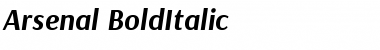 Arsenal Bold Italic