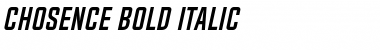 Chosence Bold Italic