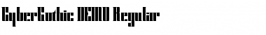 CyberGothic DEMO Regular Font