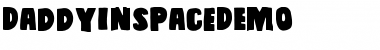 Download Daddy in space DEMO Font
