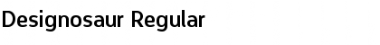 Designosaur Regular Font