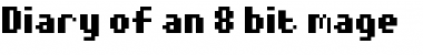 Diary of an 8-bit mage Font