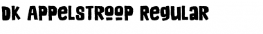 DK Appelstroop Regular Font