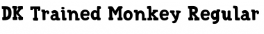 DK Trained Monkey Font