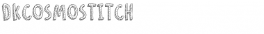 DK Cosmo Stitch Regular Font