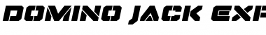 Domino Jack Expanded Italic Expanded Italic Font