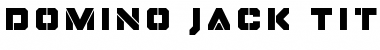Domino Jack Title Font