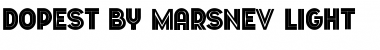 Dopest by MARSNEV Light Font