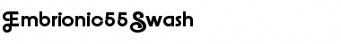 Embrionic55Swash Font