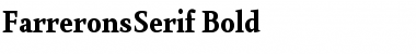 Download Farrerons Serif Font