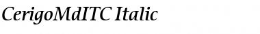 CerigoMdITC Italic