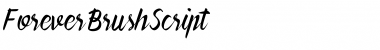 Forever Brush Script Regular