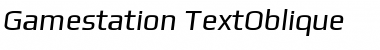 Gamestation Text Italic