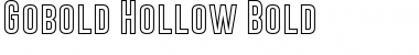 Gobold Hollow Bold Font