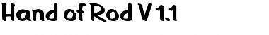 Hand of Rod V 1.1 Font