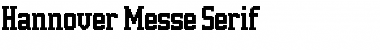 Hannover Messe Serif Font