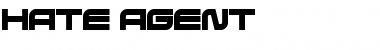 Hate Agent Font