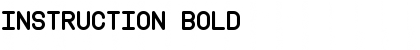 Instruction Bold Font