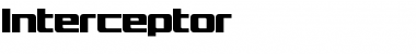 Interceptor Regular Font