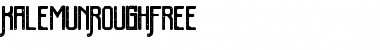 Kalemun Rough Free Font