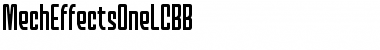 MechEffects One LC BB Regular Font