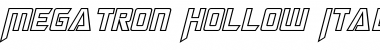 Megatron Hollow Font