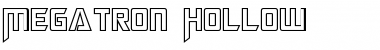 Megatron Hollow Regular Font